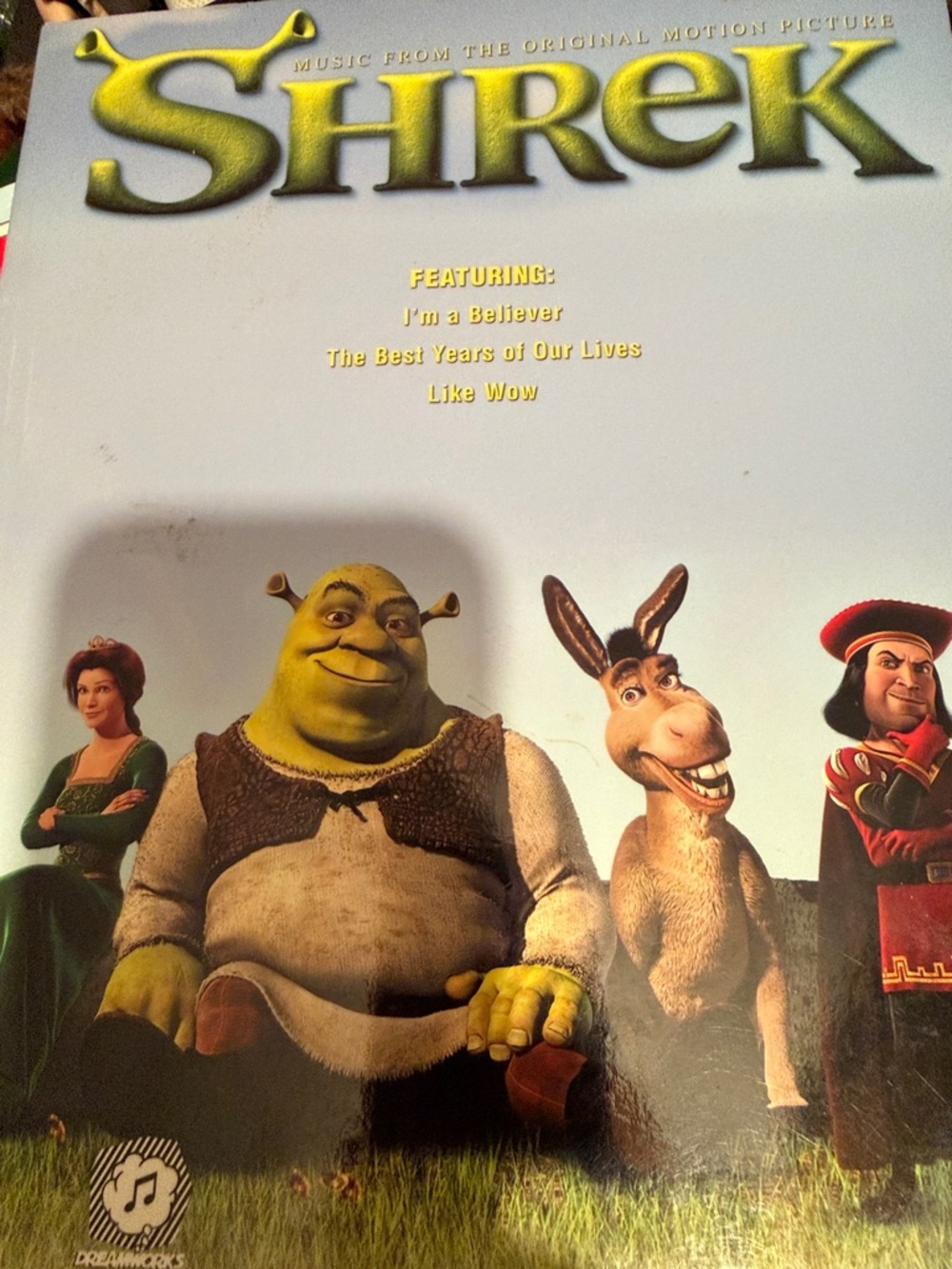 Shrek Themed Green Hardcover Notebook by